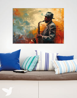 Cuadro Saxofón - Esencia de Jazz Clásico