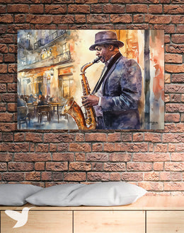 Cuadro Saxofone - La Elegancia del Jazz