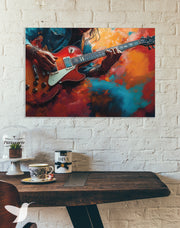 Cuadro Guitarrista - El Alma del Rock