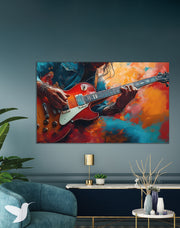 Cuadro Guitarrista - El Alma del Rock