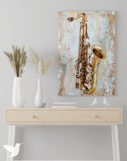 Cuadro Saxofón - El Latido del Ritmo