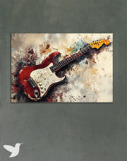 Cuadro Guitarra Eléctrica - Abstracto Color