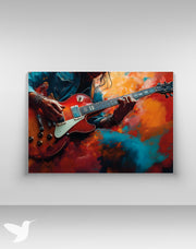 Cuadro Guitarrista - El Alma del Rock