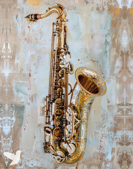 Cuadro Saxofón - El Latido del Ritmo